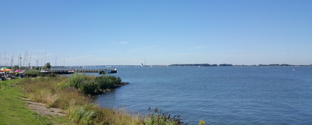 Haringvlietbrug vanuit Willemstad augustus 2016